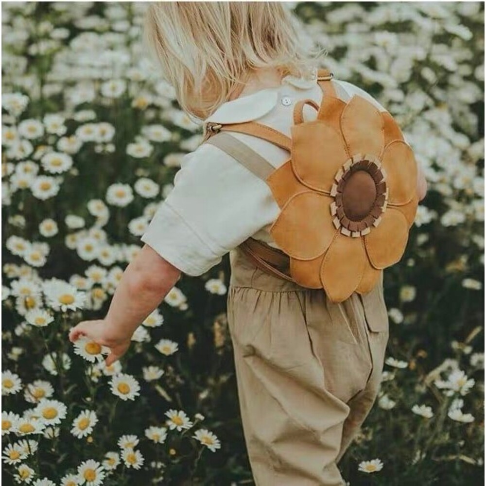 NWT - Donsje Amsterdam Sunflower Leather Packback